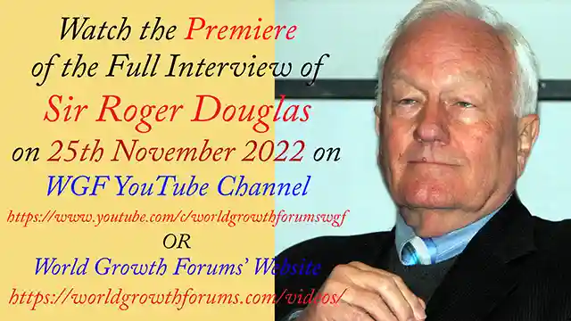 WGF iTalks with Sir Roger Douglas